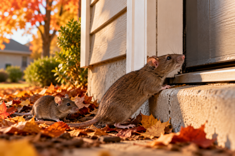Why Do Mice and Rats Try to Enter North Texas Homes in the Fall?